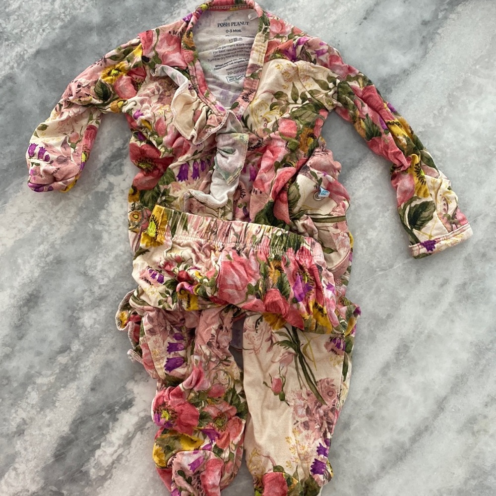Posh Peanut kimono Set